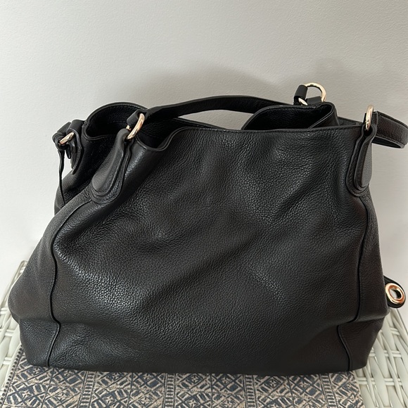 Coach Pebble Black Dalton Bag - Picture 2 of 4